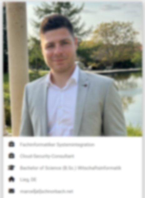 Marcel Schnorbach – CV